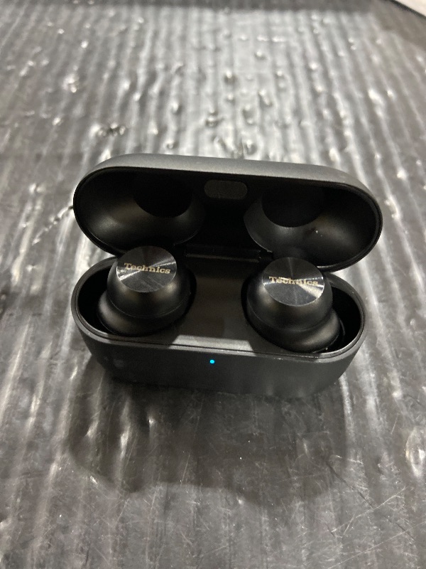Photo 1 of Technics Reference Class Hi-Fi Wireless Earbuds, Dolby Atmos, Head Tracking, Adaptive Noise Cancelling, 3 Device Multipoint, 10-hr Battery, Wireless Charging, in Ear Headphones - EAH-AZ100-K (Black)