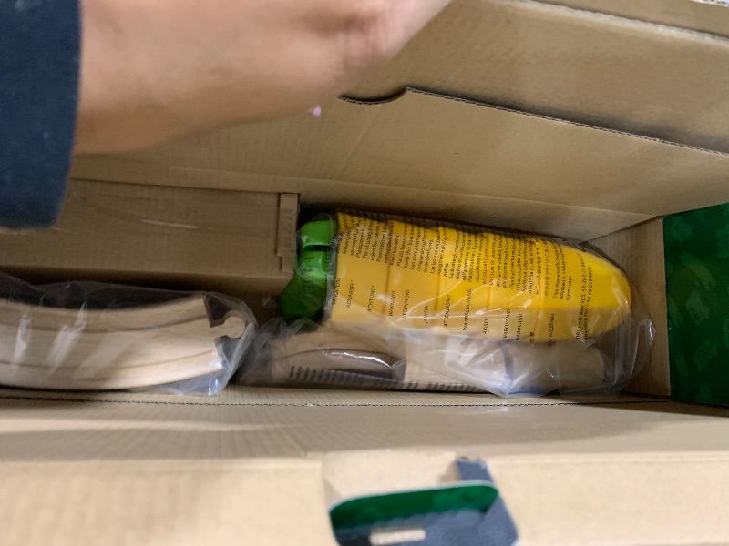 Photo 1 of BRIO World 33710 - My First Railway Battery Operated Train Set | 25 Piece Wood Train Set for Toddlers | Inclusive of Accessories and Wooden Tracks | Certified by Forest Stewardship Council