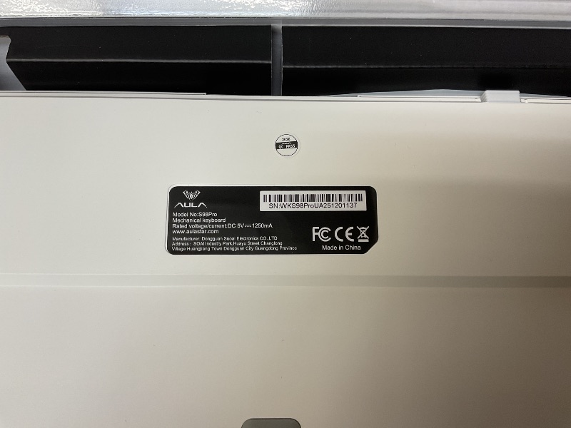 Photo 1 of AULA S98 Pro Wireless Mechanical Keyboard,Smart Screen & Knob,Tri-Mode BT5.0/USB-C/2.4GHz Creamy Keyboard,Pre-lubed Linear Switches,Hot Swappable RGB Backlit Computer Gaming Keyboards
