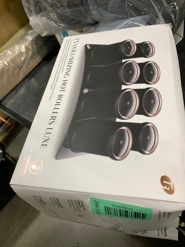 Photo 1 of T3 - Volumizing Hot Rollers LUXE | Premium Hair Curler Set for Long Lasting Volume, Body & Shine | Set of 8-4 XL (1.75") & 4 Large (1.5”)