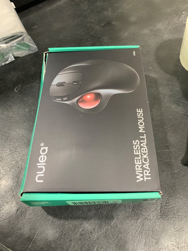 Photo 1 of Nulea M501 Wireless Trackball Mouse, Rechargeable Ergonomic, Easy Thumb Control, Precise & Smooth Tracking, 3 Device Connection (Bluetooth or USB Receiver), Compatible for PC, Laptop, Mac, Windows.