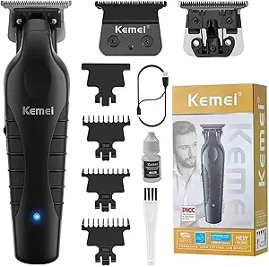 Photo 1 of kemei Men's Reciprocating Cordless Razor Razor Electric Rechargeable Razor Precision Beard Sideburn Trimmer Razors Twin Blade Multifunction Grooming Razor…