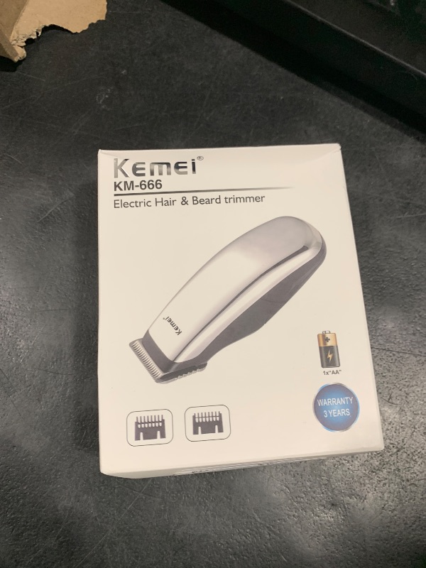 Photo 1 of kemei Men's Reciprocating Cordless Razor Razor Electric Rechargeable Razor Precision Beard Sideburn Trimmer Razors Twin Blade Multifunction Grooming Razor…