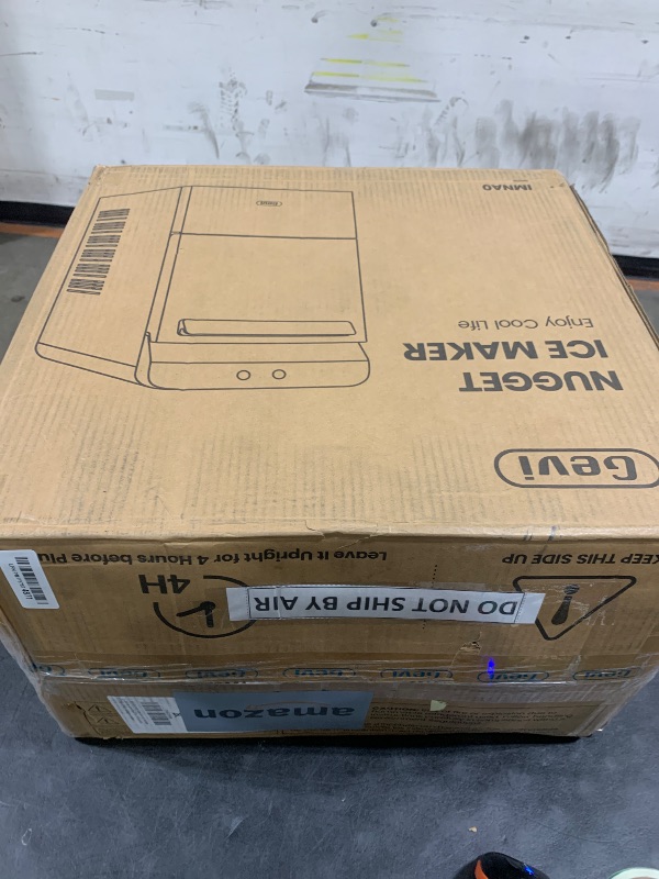 Photo 1 of Gevi V2.0 Nugget Ice Maker, 38lbs/24H Countertop Pellet Ice Machine with Self-Cleaning, Energy-Efficient, Chewable Pebble Ice Maker for Home Kitchen, Office, Great Gift