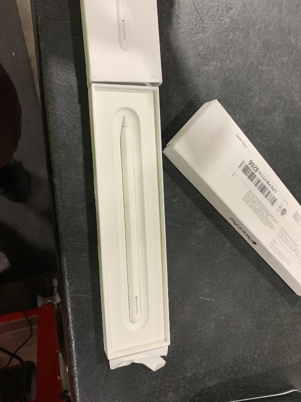 Photo 1 of Apple Pencil Pro: Latest Model - Device Compatibility Check Required - Pixel-Perfect Precision, Tilt and Pressure Sensitivity, Perfect for Note-Taking, Drawing, and Art. Charges and Pairs Magnetically