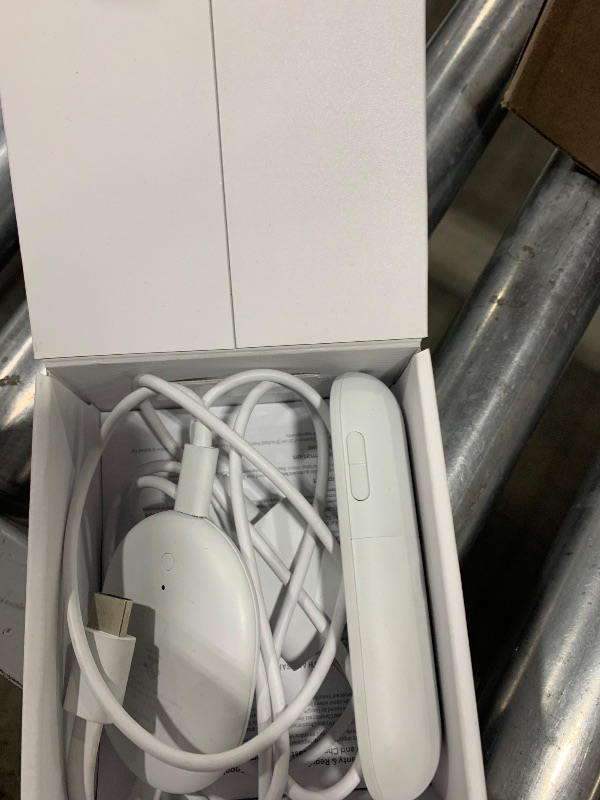 Photo 1 of Google Chromecast with Google TV (4K)- Streaming Stick Entertainment with Voice Search - Watch Movies, Shows, and Live TV in 4K HDR - Snow