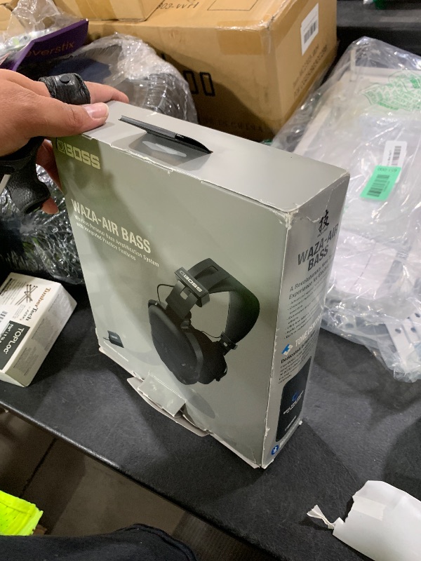 Photo 1 of BOSS Personal Bass Amplification System (WAZA-AIR-B), Black