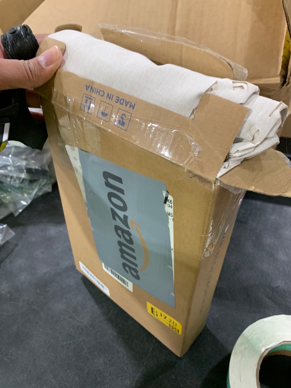 Photo 1 of MIULEE Beige Rectangle Linen Polyester Tablecloth with Decorative Cutouts Spring Waterproof Stain Resistant & Shrink-Proof Table Cloth 60x144 inch Farmhouse Style for Dining Wedding and Outdoor