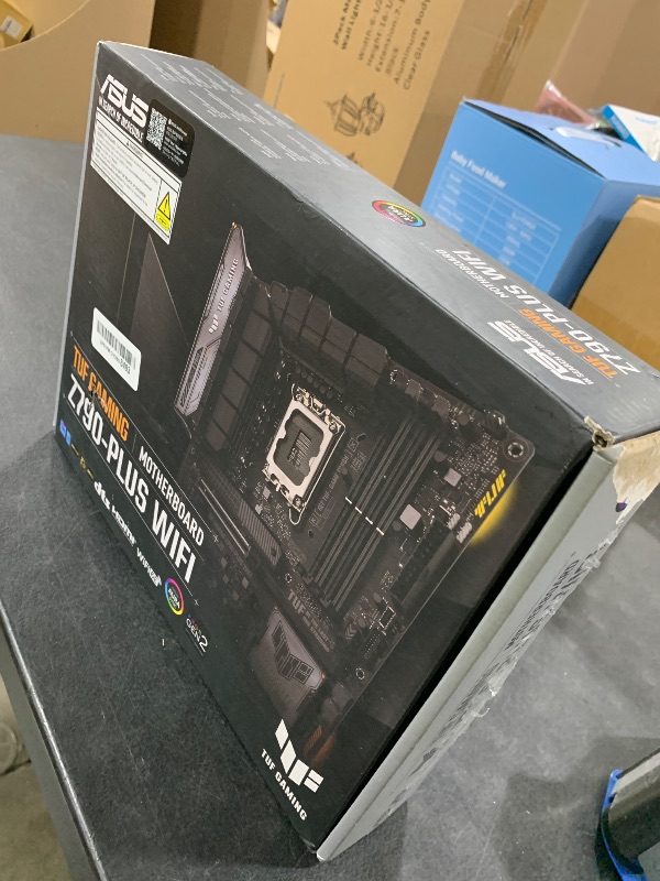 Photo 1 of ASUS TUF Gaming Z790-Plus WiFi LGA 1700(Intel 14th,12th &13th Gen) ATX Gaming Motherboard(PCIe 5.0,DDR5,4xM.2 Slots,16+1 DrMOS,WiFi 6,2.5Gb LAN,Front USB 3.2 Gen 2 Type-C,Thunderbolt 4(USB4),Aura RGB)