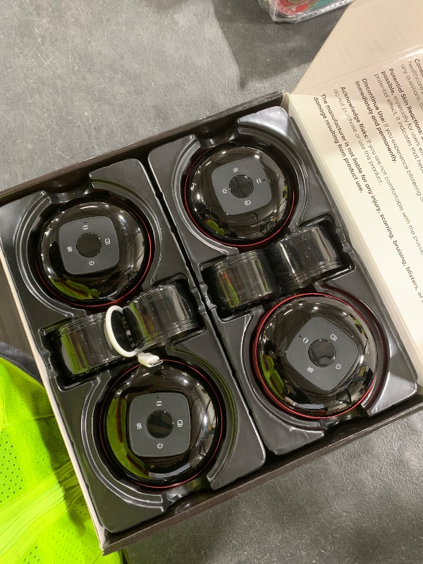 Photo 1 of 4 Pack Cupping Set, 7-in-1 Smart Cupping Therapy Massager. Red Light Cupping Therapy Set with 2 Modes for Targeted Pain Relief, Muscle Soreness,Tighter Skin,Cupping Kit with 20 Levels Suction and Heat