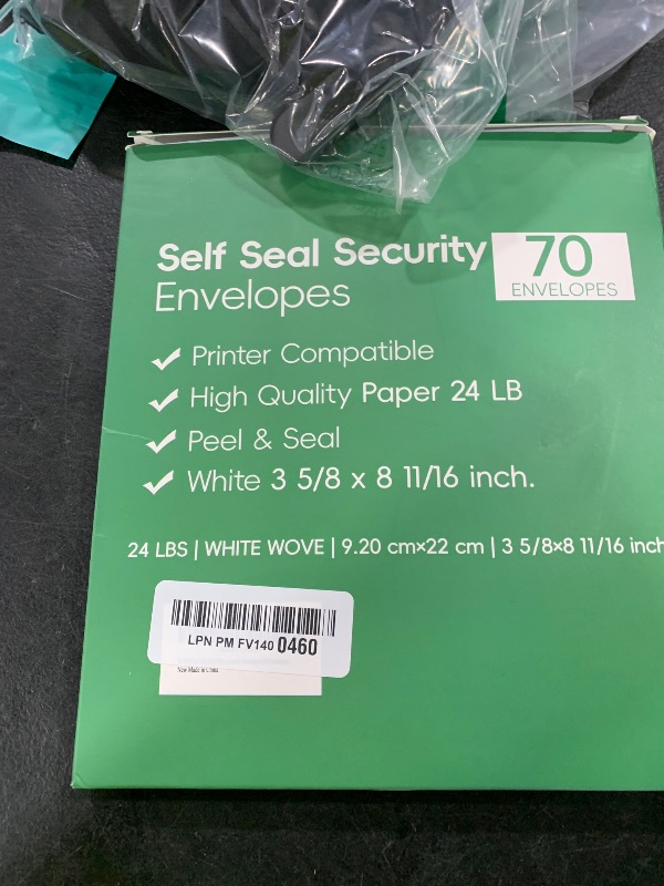 Photo 1 of #8 Double Window Security Check Envelopes,Double Window Self Seal Security Envelopes,No.8 Double Window Bussiness Envelopes,70 Pack,Size 3 5/8 x 8 11/16 Inches,Designed for Checks(NOT for INVOICES)