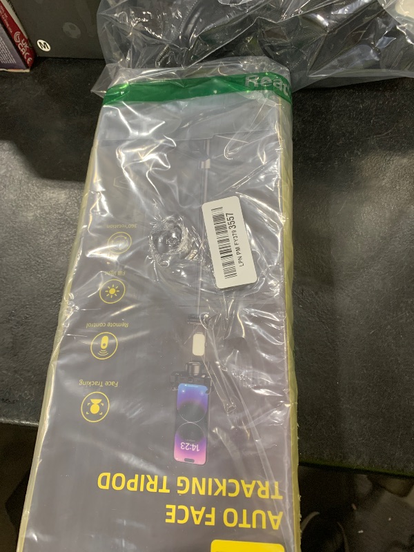 Photo 1 of 69" Auto Face Tracking Tripod for iPhone/Android, Foldable 2-Axis Phone Gimbal Stabilizer, 360 Degree Rotating, Portable, Extendable Selfie Stick with Light & Remote for Fitness, Travel Vlog