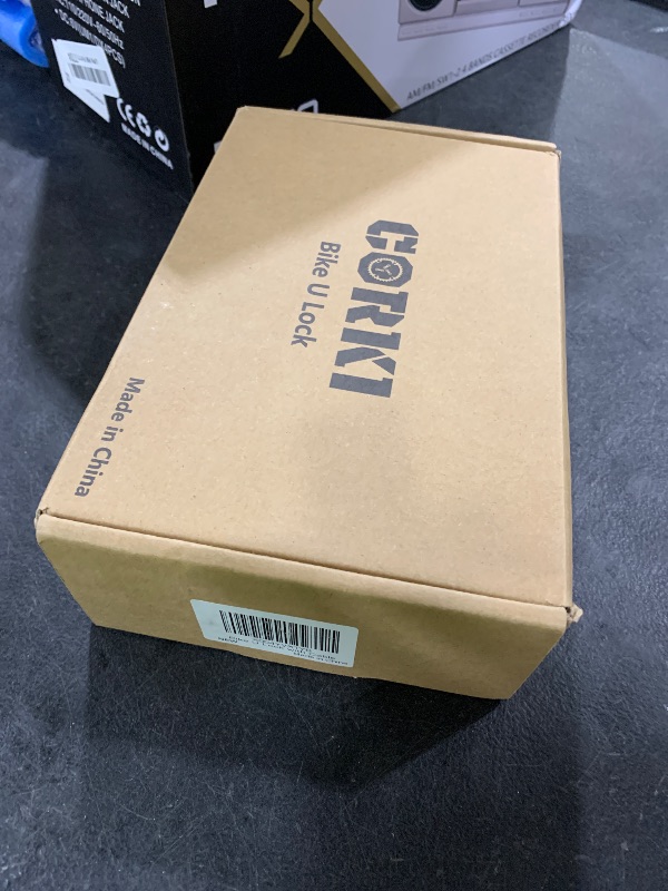 Photo 1 of Corki Bike Lock Heavy Duty Anti Theft U Lock with 5ft Security Cable and Keys 17mm Schackle Electric Scooter Lock, Bicycle Lock with Mounting Bracket for Ebike Motorcycle -Black