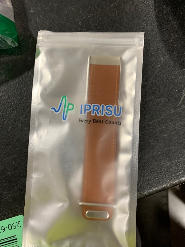Photo 1 of iprisu Premium Genuine Leather Replacement Band Compatible with WHOOP 5.0, One, Peak & Life – Durable, Comfortable Wrist Strap | Not for WHOOP Gen 4