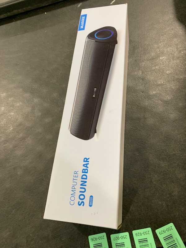 Photo 1 of Computer Speakers for Desktop PC, 20W HiFi Stereo PC Soundbar with Bluetooth 5.3 & 3.5mm AUX, Slim Computer Sound Bar for PC Desktop, Laptop & Monitor
