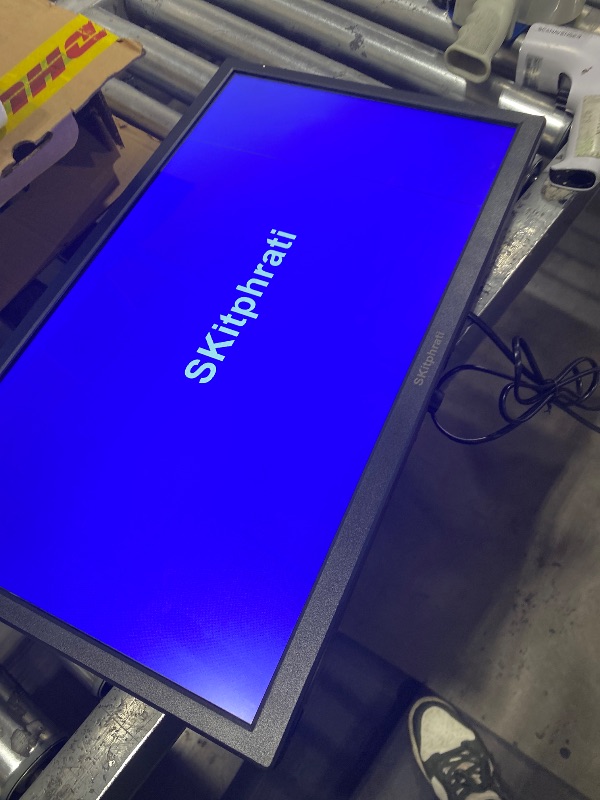 Photo 1 of SKitphrati 21.5 Inch Touchscreen Monitor FHD 1920x1080p IPS Screen, VESA Support, 10-Points Computer Touch Screen PC Display with Type-B HDMI VGA Port, 75Hz Desktop Touch Display, Black