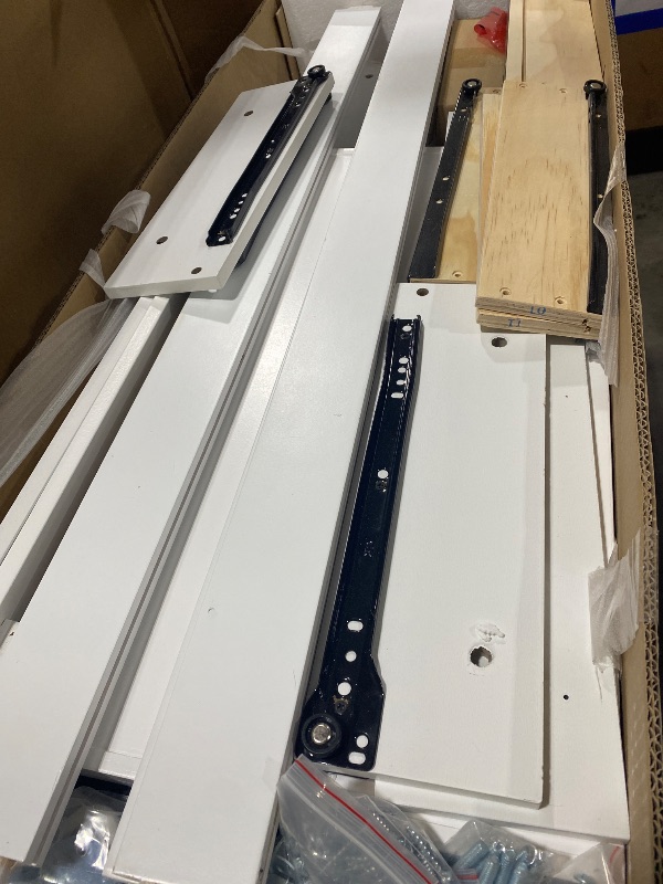 Photo 1 of ITEM IS MISSING PARTS. UNSURE WHAT PARTS ARE MISSING.------------------------twin platform bed