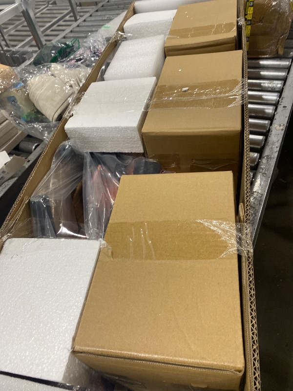 Photo 1 of Garvee Power Cage, Multi-Functional Power Racks for Home Gym with Dual Pulley Systems, 1200 LBS Weight Capacity Fitness Squat Rack for Strength Workout with More Training Attachment, Red (partial set )
