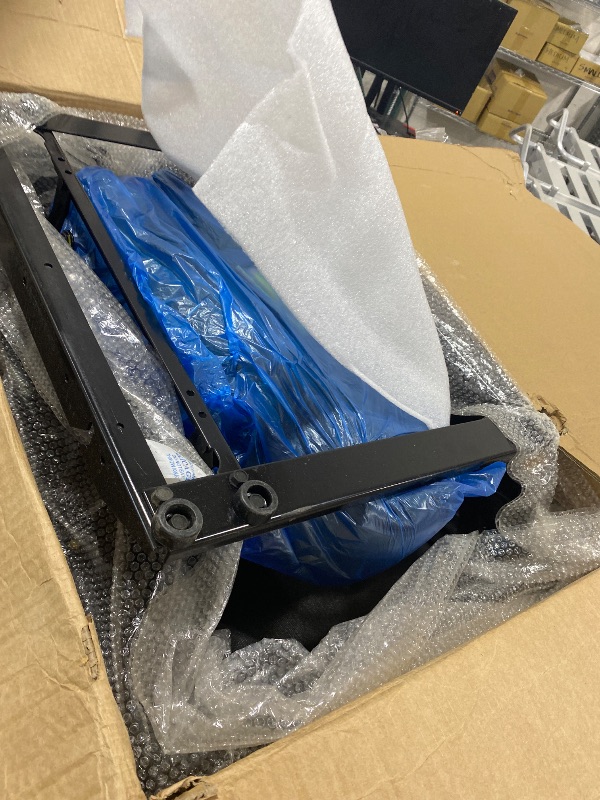 Photo 1 of Combo Zero Gravity Loveseat Power Reclining Sofa with Console, Heat and Vibration Massage, Recliner Couch for Living Room, Fabric 6035SET (Grey, Loveseat)
 (PARTIAL)