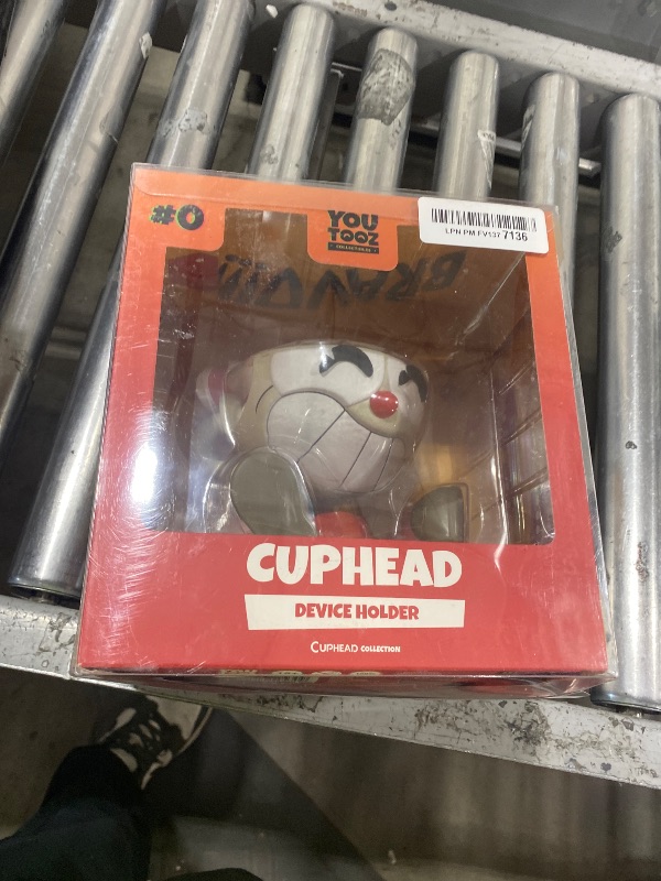 Photo 1 of Youtooz - Cuphead Device Holder - Vinyl Gaming Stand for Phone or Controller - Desk Display for Fans and Gamers - Official Cuphead Collectible Figure