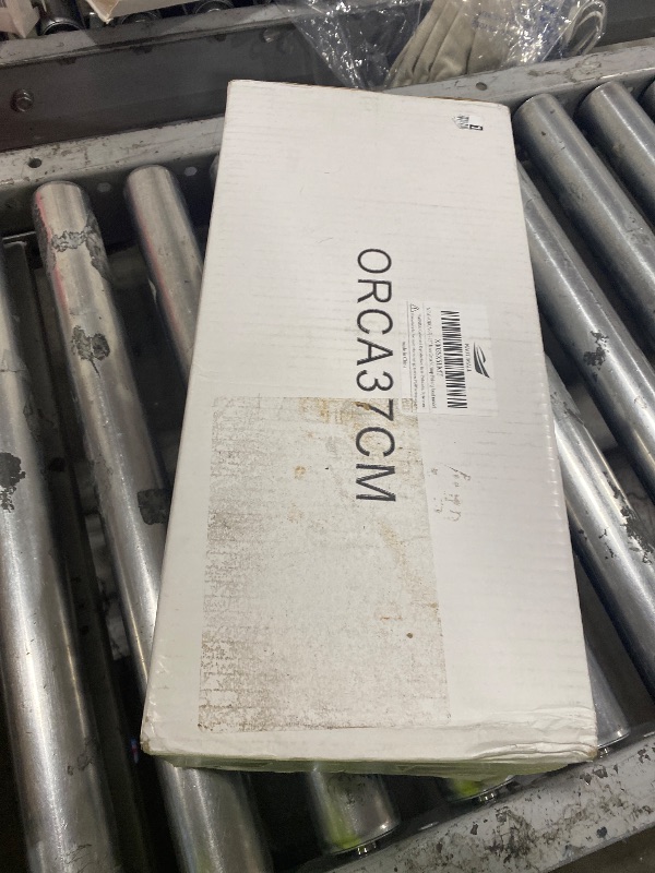 Photo 1 of NAUTIMALL Jaws Orca Wooden Ship Model Shark Fishing Boat Pre-Assembled Antique Finish Sailboat Decor (Orca-15inch)