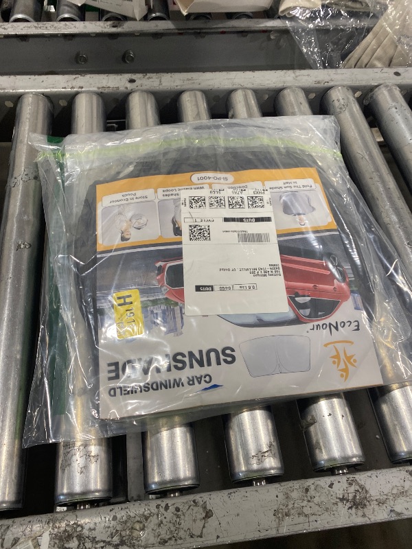 Photo 1 of Tesla Windshield Sun Shade for Model 3 and Y - Size (37" x 28"), Premium 240T Reflective Sunshade, Heat Shield, UV Protection Foldable Front Window Sunshade with Storage Pouch Tesla Car Accessories