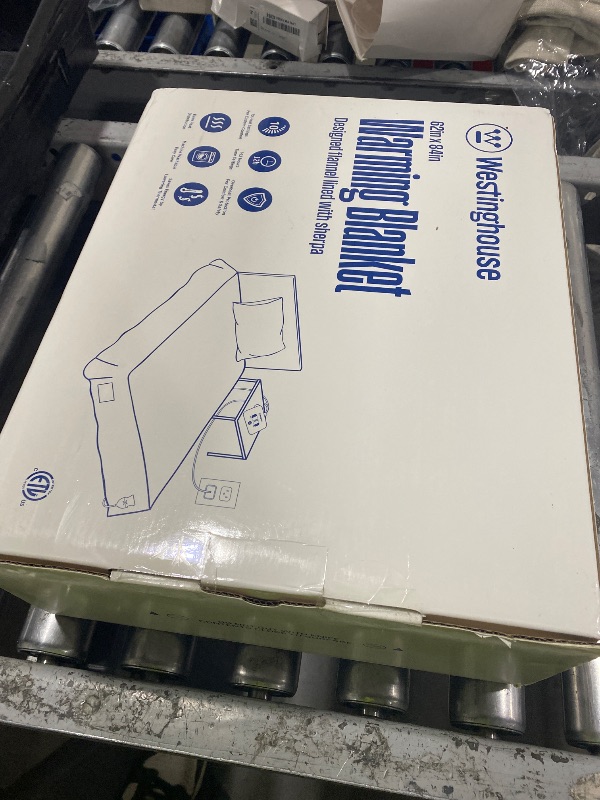 Photo 1 of Westinghouse Electric Blanket Twin, Soft Ribbed Flannel to Sherpa Heated Blanket with 10 Heating Levels & 1-12 Hours Auto Shut Off, Fast Heating & Machine Washable, 62x84 Inch, Beige