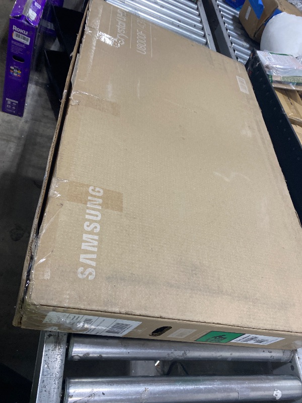 Photo 1 of Samsung 43-Inch Class Crystal UHD U8000F 4K Smart TV (2025 Model) Endless Free Content, Crystal Processor 4K, MetalStream Design, Knox Security, Alexa Built-in
