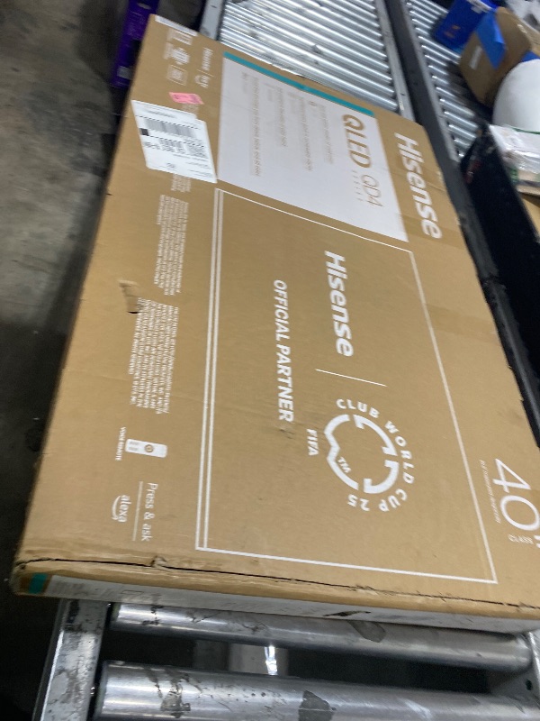 Photo 1 of Hisense 40-Inch Class QD4 Series Hi-QLED FHD Smart Fire TV (40QD4QF, 2025 Model) - Quantum Dot Color, DTS Virtual: X, Alexa Built in, Slim Bezel Design