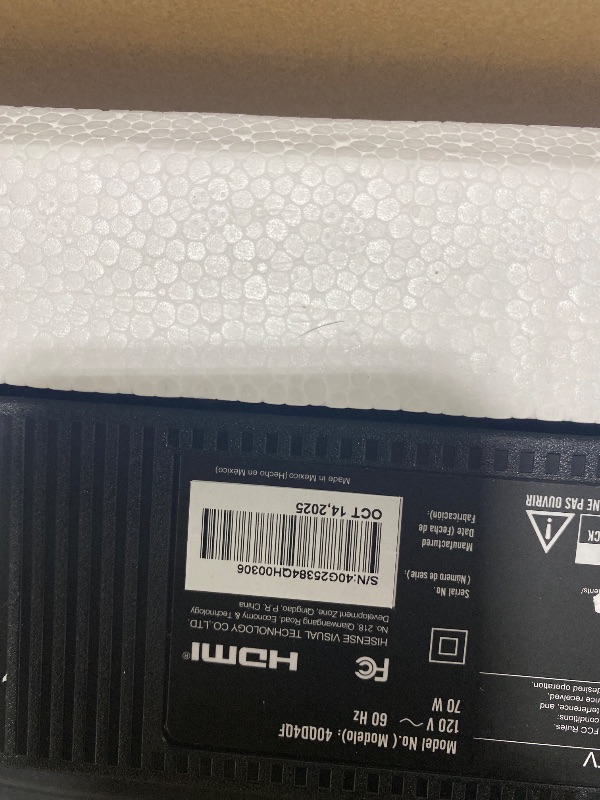 Photo 1 of Hisense 40-Inch Class QD4 Series Hi-QLED FHD Smart Fire TV (40QD4QF, 2025 Model) - Quantum Dot Color, DTS Virtual: X, Alexa Built in, Slim Bezel Design