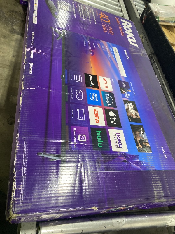 Photo 1 of Roku Smart TV – 40-Inch Select Series, 1080p Full HD TV – Roku TV with Voice Remote – Flat Screen LED Television with Wi-Fi for Streaming Live Local News, Sports, Family Entertainment