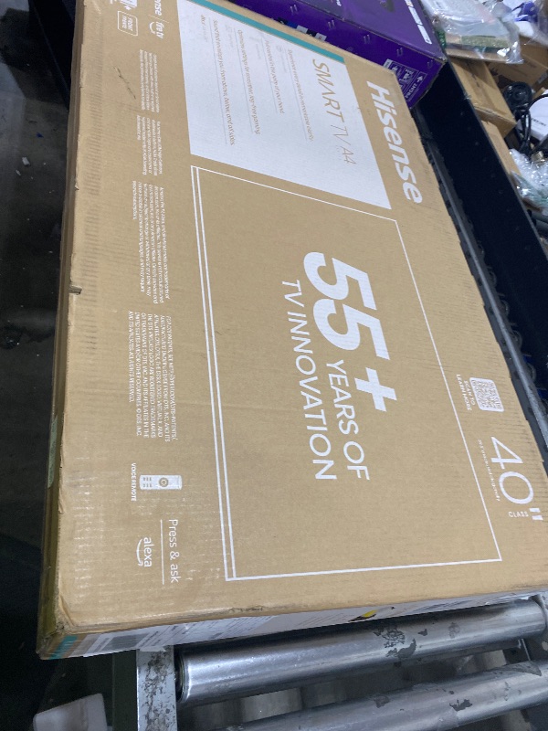 Photo 1 of Hisense 40-Inch Class A4 Series FHD 1080p Smart Fire TV (40A4NF, 2025 Model) - DTS Virtual: X, Slim Bezel Design, Alexa Built in, Streaming TV, Black