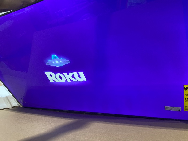 Photo 1 of Roku Smart TV – 50-Inch Select Series, 4K HDR TV – RokuTV with Enhanced Voice Remote – Flat Screen LED Television with Wi-Fi for Streaming Live Local News, Sports, Family Entertainment