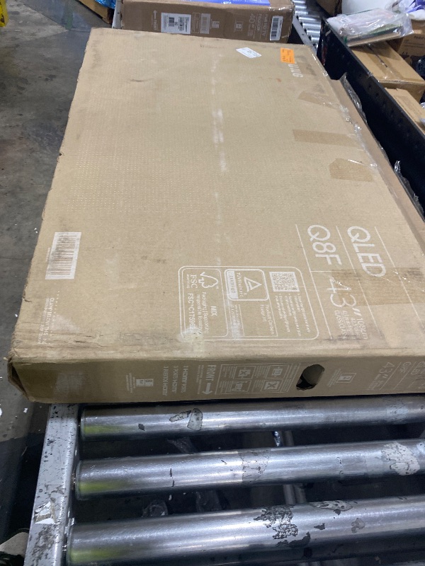 Photo 1 of Samsung 43-Inch Class QLED Q8F 4K UHD Smart TV (2025 Model) Q4 AI Processor, 100% Color Volume with Quantum Dot, AirSlim Design, Endless Free Content, Samsung Vision AI, Alexa Built-in