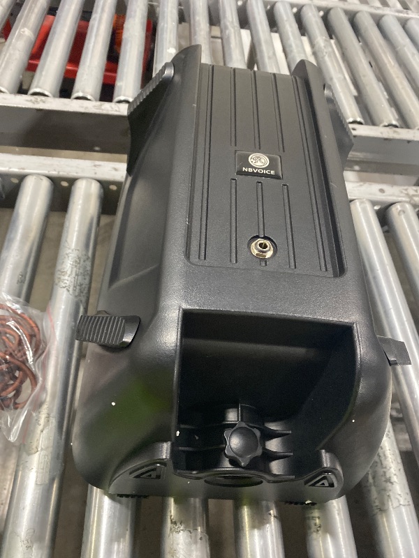 Photo 1 of NBVOICE Professional Portable All-in-One Integrated 2-Way PA System Fixed Setup, Suitcase Design w/ 8-Channel Mixer, 2 Speaker Stands, Bluetooth, Mic for Performances, Presentations