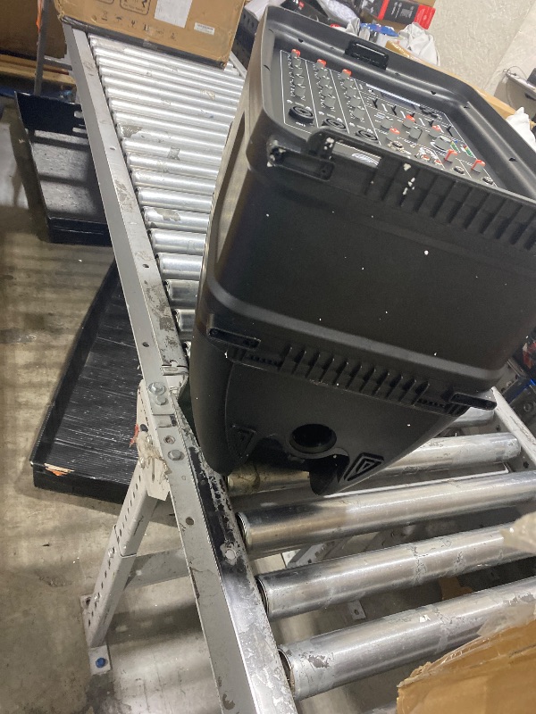 Photo 1 of NBVOICE Professional Portable All-in-One Integrated 2-Way PA System Fixed Setup, Suitcase Design w/ 8-Channel Mixer, 2 Speaker Stands, Bluetooth, Mic for Performances, Presentations