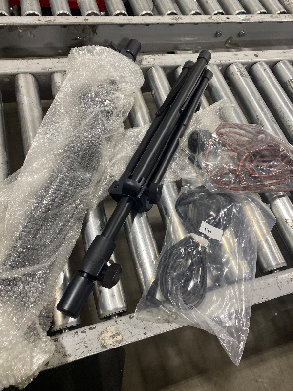 Photo 1 of NBVOICE Professional Portable All-in-One Integrated 2-Way PA System Fixed Setup, Suitcase Design w/ 8-Channel Mixer, 2 Speaker Stands, Bluetooth, Mic for Performances, Presentations