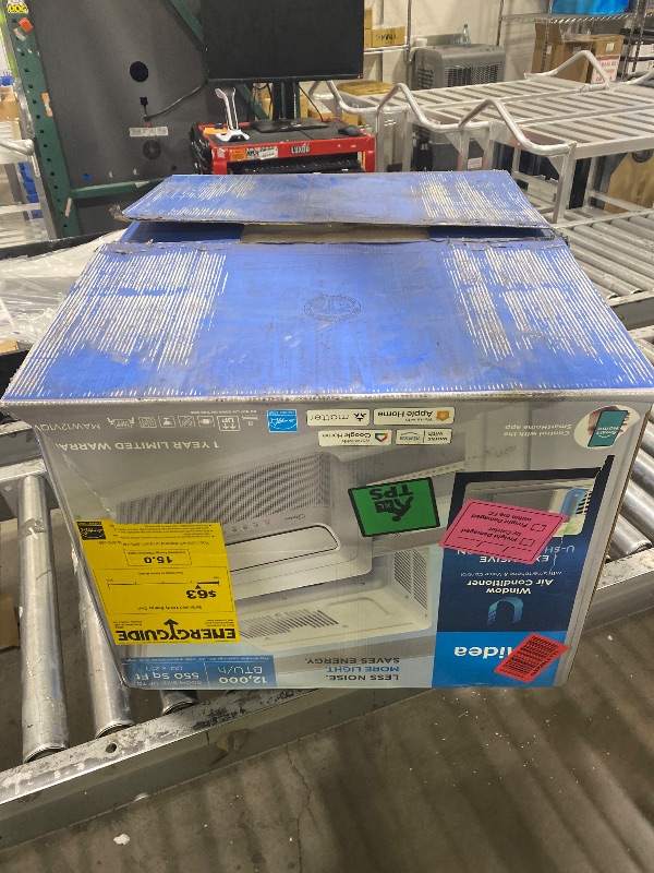 Photo 1 of Midea 12,000 BTU U Shaped Smart Inverter Window Air Conditioner - Cools 550 Sq Ft, Ultra Quiet with Open Window Flexibility - Alexa/Google Assistant Compatible - 35% Energy Savings, Remote (Updated)