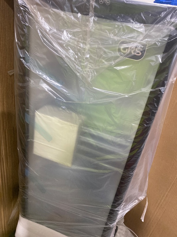 Photo 1 of GRS Commercial Display Refrigerator with Glass Door Lock | Cool Air Flow & Temperature | Beverage Cooler, Drink and Wine Fridge with Adjustable Display Shelf for Stores and Bars | Black, 7.1 Cu. Ft