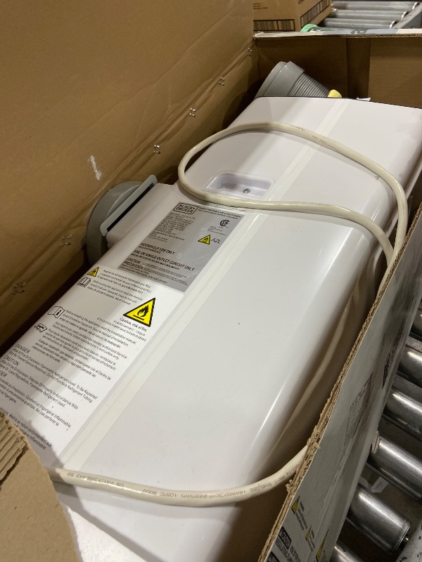 Photo 1 of BLACK+DECKER 8,000 BTU Portable Air Conditioner with Wifi & Remote Control, 3-1-in AC, Fan & Dehumidifier, with App, Alexa & Google Assistant, Window Kit