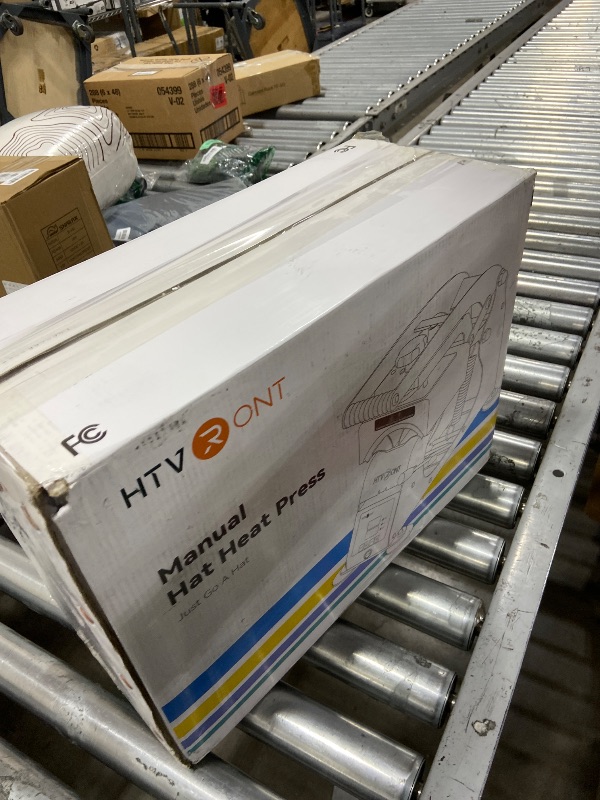 Photo 1 of HTVRONT Hat Press Machine - Hat Press Heat Machine for Caps with 2 Platens & Caps Stretcher, Hat Heat Press Machine for Caps with Precise Temp&Timer Control for Heat Transfe Vinyl, Sublimation (Blue)