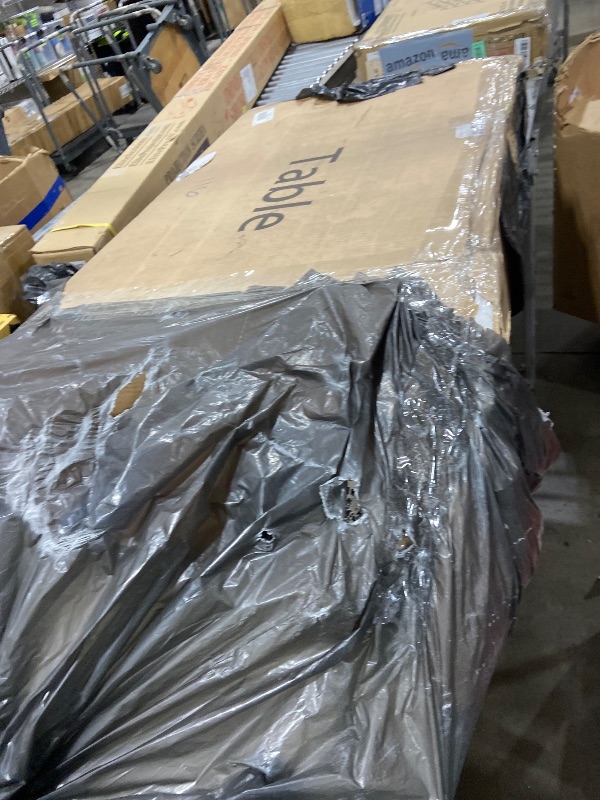 Photo 1 of LIVELYGLOW White Large Makeup Vanity Desk with Smart LED Mirror & Power Station, 43" Professional Dressing Table with 7 Drawers, 4 Open Shelves & Hairdryer Holder for Bedroom