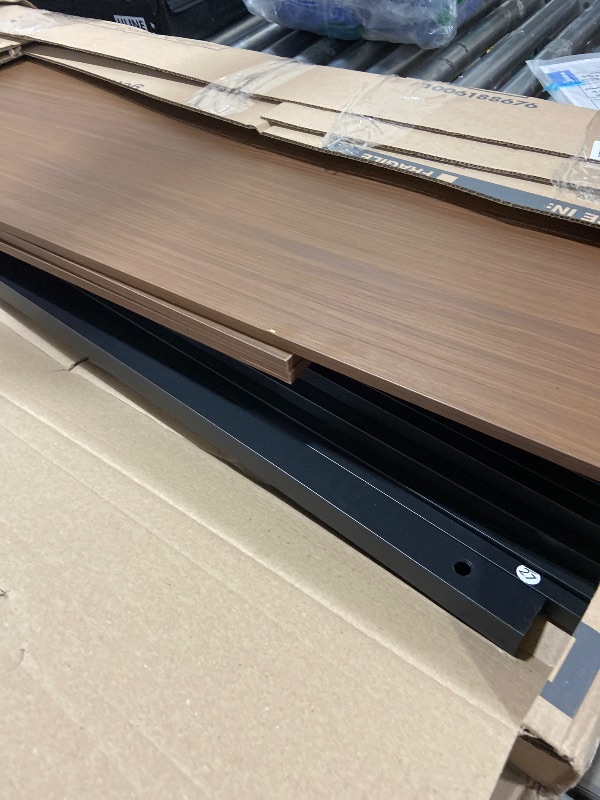 Photo 1 of Bellemave Queen Loft Bed with Desk & Storage Stairs, Metal Queen Size Loft Bed Frame with Iron Nets, LED Lights & USB Ports, Heavy Duty Adult LoftBed for Bedroom, Noise-Free, Black