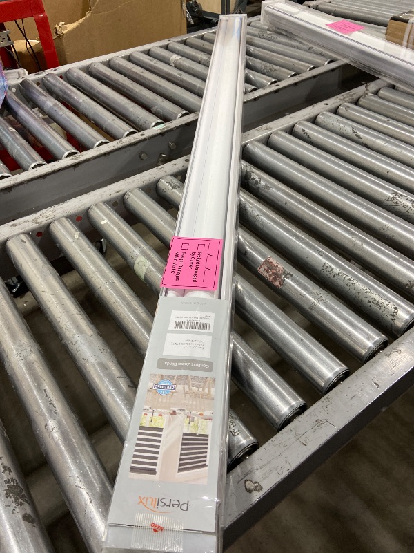 Photo 1 of Persilux Zebra Blinds for Windows, Cordless Roller Shades Window Treatments (57" W x 72" H, White) Light Filtering Dual Layer Roller Window Shades Light Filtering Sheer Shades for Home and Office