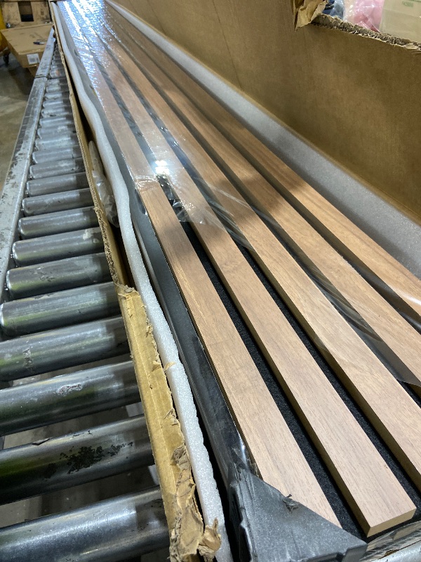Photo 1 of PANELS ARE CHIPPED******ACOUSTIC SLAT WALL PANEL