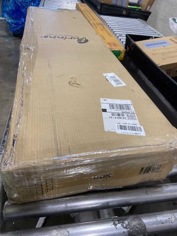 Photo 1 of Furinno CUBICLE Book Shelf, 8-Cube Bookshelf, Extra Thick Frame Horizontally & Vertically Reversible Bookcase with Open Back, 14.6" x 30" x 58", for Living Room, Bedroom, Home Office, Black Dark Oak