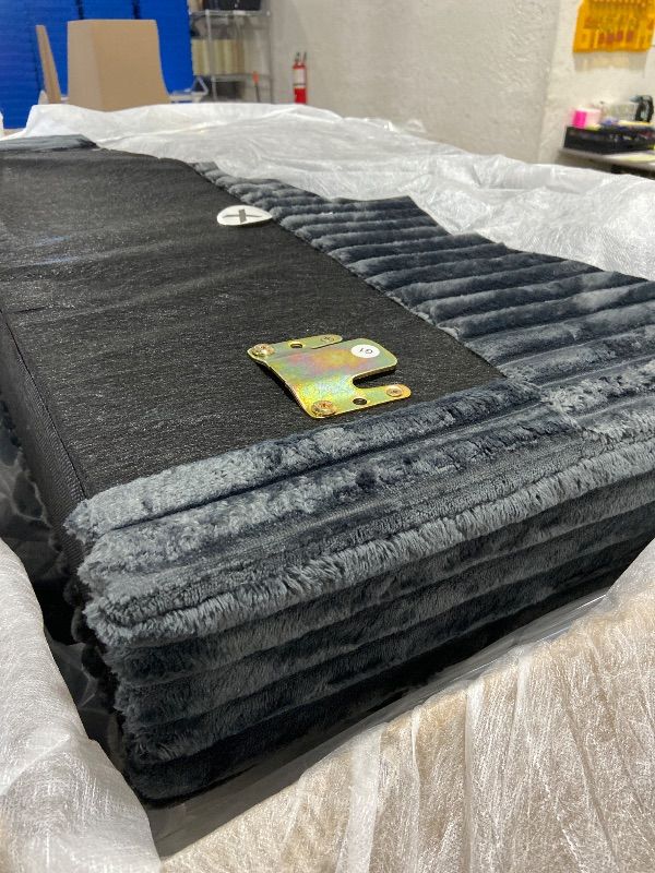 Photo 1 of GENERIC GREY CLOUD SOFA AND OTTOMAN BOXES ABCD