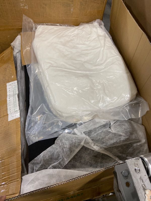 Photo 1 of GENERIC GREY CLOUD SOFA AND OTTOMAN BOXES ABCD