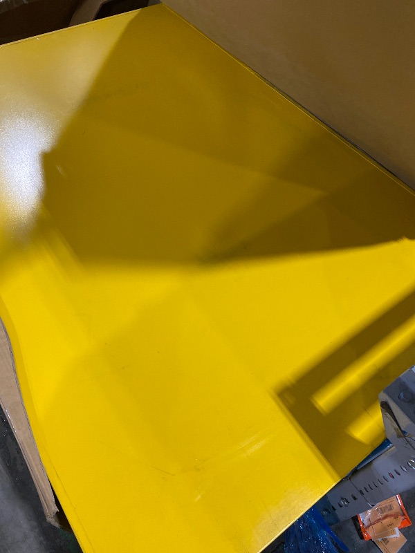 Photo 1 of VEVOR Flammable Cabinet 18" x 43" x 65", Cold-Rolled Steel Flammable Liquid Storage Cabinet, 45 Gal in Explosion Proof with 2 Adjustable Shelves 2 Manual Doors for Industrial Use, Yellow