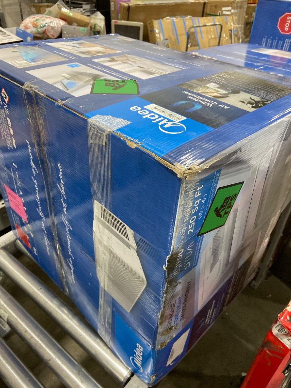 Photo 1 of Midea 6,000 BTU U Shaped Smart Inverter Window Air Conditioner - Cools 250 Sq Ft, Ultra Quiet with Open Window Operation - Alexa/Google Assistant Compatible, 37% Energy Savings, Remote (2026 Edition)